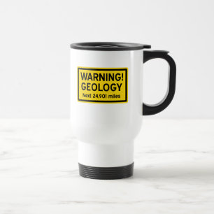 Caneca Térmica Aviso da geologia