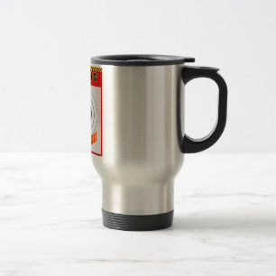 CANECA TÉRMICA AVISO! EU DISPARO COMO UMA MENINA!