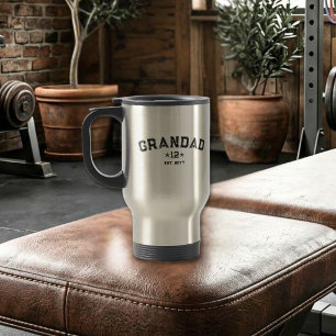 Caneca Térmica Avô Est Ano Varsity Estilo Total Avôs Legado