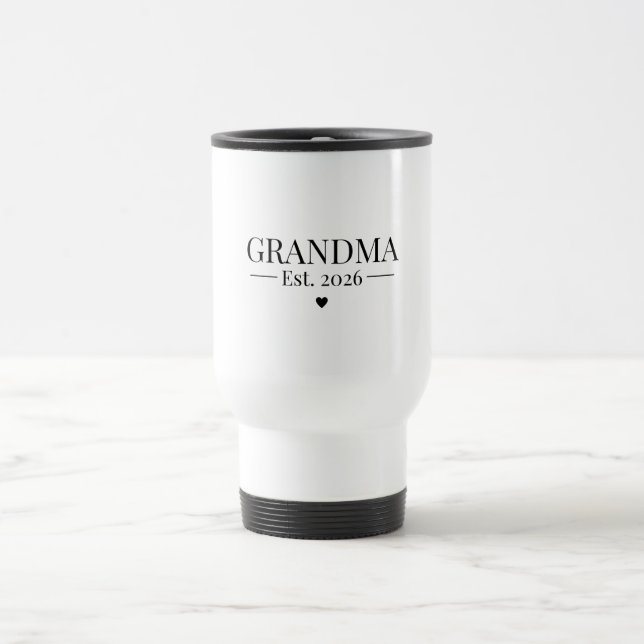 Caneca Térmica Avó Fundada em 2026 (Centro)