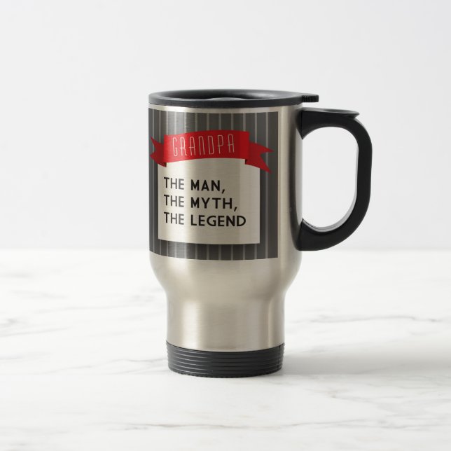 Caneca Térmica Avô - O Homem, O Mito, A Lenda (Direita)
