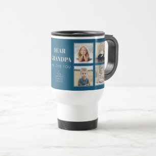 Caneca Térmica Avô Personalizado Moderno Amo-Te 8 Fotos