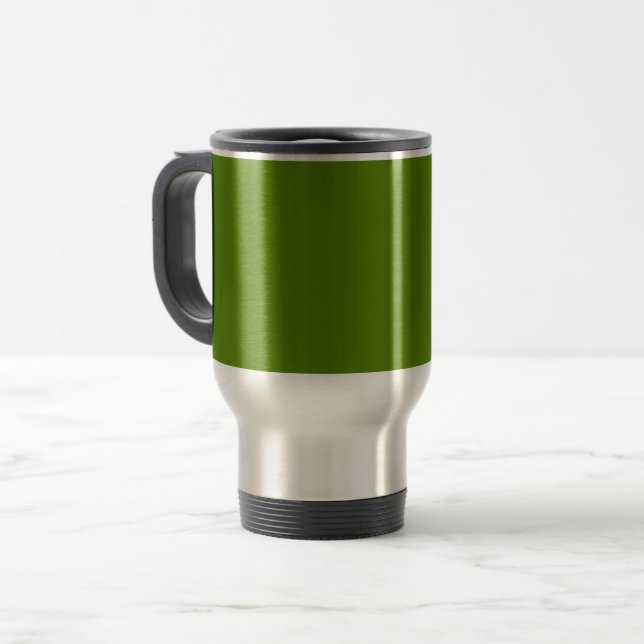 Caneca Térmica Avocado (cor sólida) (Frente Esquerda)