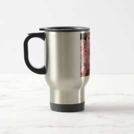 Caneca Térmica Azaleas Rosa