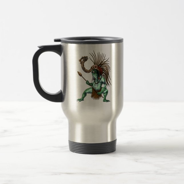 Caneca Térmica Aztec Warrior Deity Cueyatl (Esquerda)