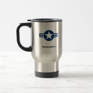 Caneca Térmica Azul de integridade EUA