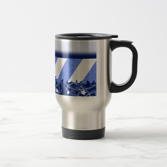 Caneca Térmica Azul do inverno (Direita)