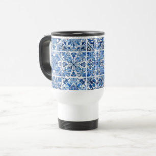 Caneca Térmica Azulejos do Mediterrâneo, Portugal, Azulejo, Majol