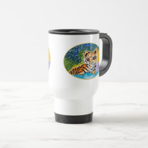 Caneca Térmica Baby Tiger "Art by Kids"