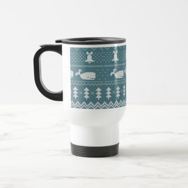 Caneca Térmica Baleia-de-banho-maria-malagueta de Natal (Esquerda)