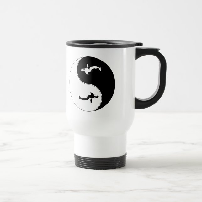 Caneca Térmica Baleia de Yin Yang (Direita)