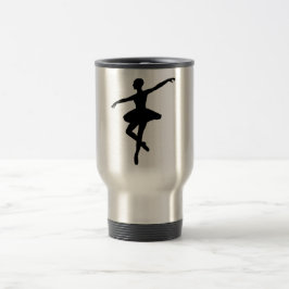Caneca Térmica Ballerina branca branca branca Balé simples