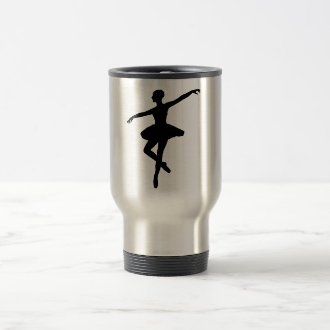 Caneca Térmica Ballerina branca branca branca Balé simples (Centro)