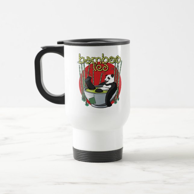 Caneca Térmica Bamboo Tea Drinker Panda (Esquerda)