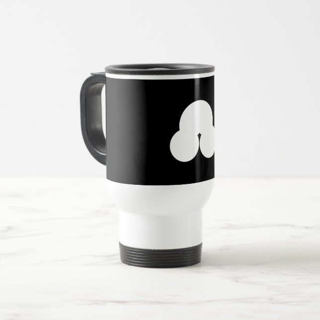 Caneca Térmica Banco de areia (Frente Esquerda)