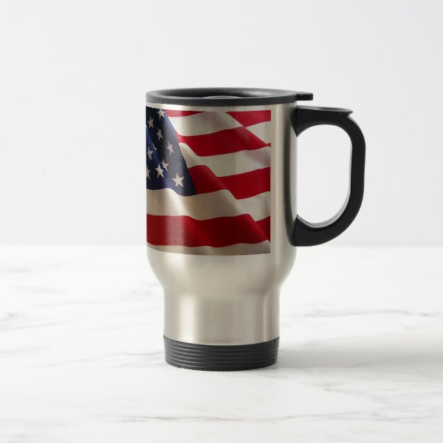 Caneca Térmica Bandeira Americana (Direita)