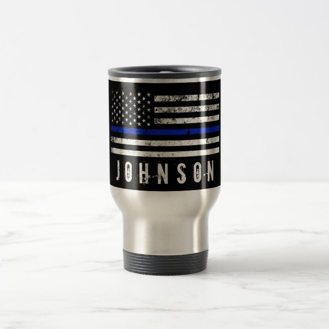 Caneca Térmica Bandeira americana afligida personalizada da (Centro)
