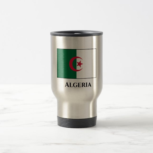 Caneca Térmica Bandeira Argélia (Argélia) (Centro)