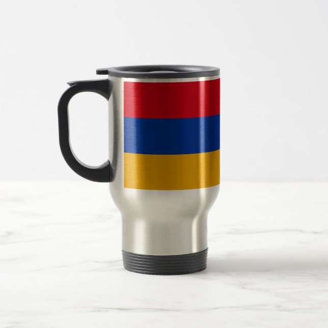 Caneca Térmica Bandeira Armênio Patriótica (Esquerda)