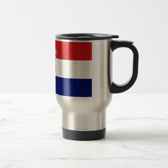 Caneca Térmica Bandeira croata - Trobojnica (Direita)