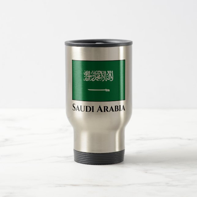 Caneca Térmica Bandeira da Arábia Saudita (Centro)