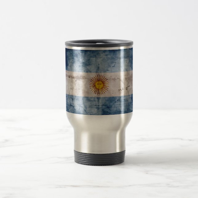 Caneca Térmica Bandeira da Argentina meteorizada (Centro)