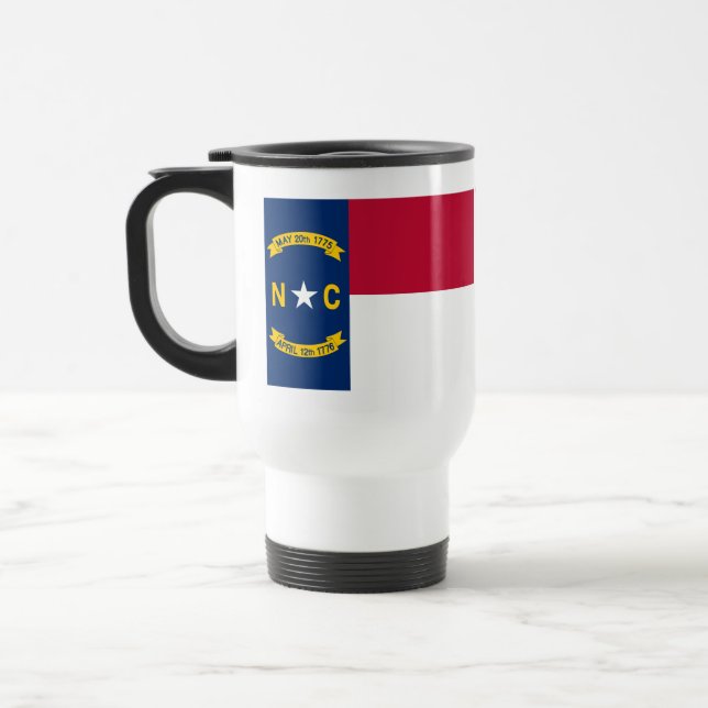 Caneca Térmica bandeira da Carolina do Norte (Esquerda)