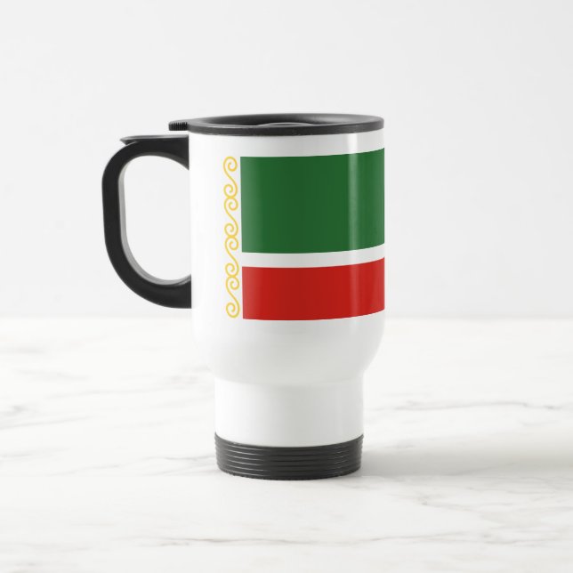 Caneca Térmica Bandeira da Chechênia (Esquerda)