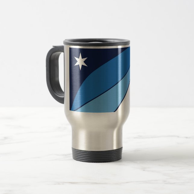 Caneca Térmica Bandeira da Colúmbia, Carolina do Sul (Frente Esquerda)