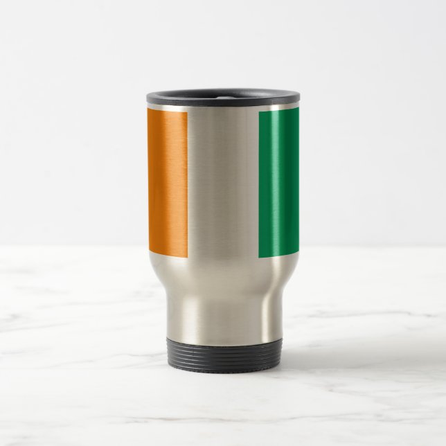 Caneca Térmica Bandeira da Costa do Marfim - Drapeau da Costa do  (Centro)