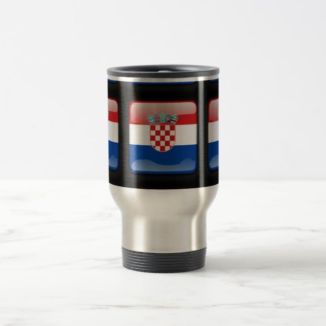 Caneca Térmica Bandeira da Croácia (Centro)