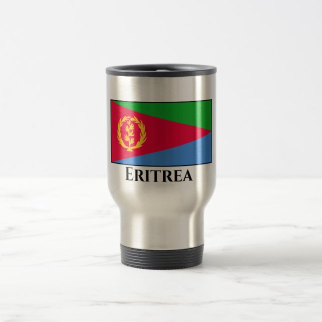 Caneca Térmica Bandeira da Eritreia (Centro)