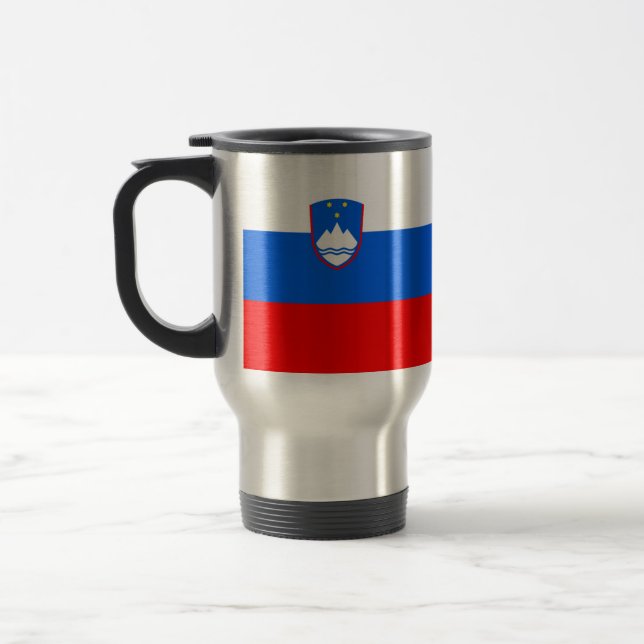 Caneca Térmica Bandeira da Eslovênia (Esquerda)