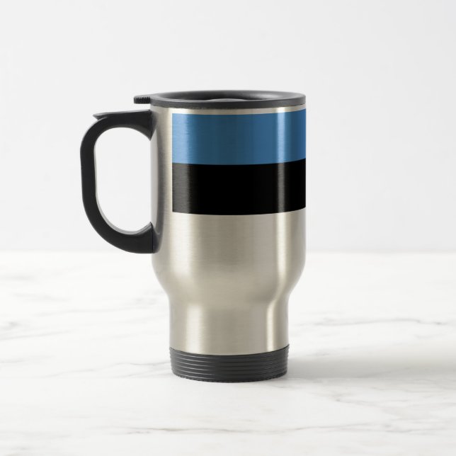 Caneca Térmica Bandeira da Estônia (Esquerda)
