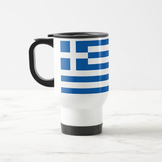 Caneca Térmica Bandeira da Grécia (Esquerda)