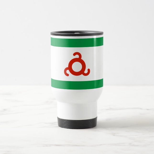 Caneca Térmica Bandeira da Inguchétia (Centro)
