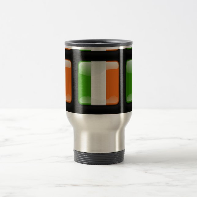 Caneca Térmica Bandeira da Irlanda (Centro)
