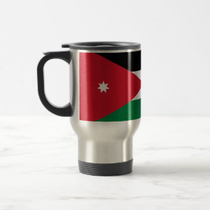 Caneca Térmica Bandeira da Jordan Viagem/Viagem ao trabalho Mug