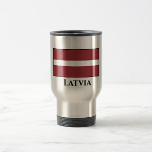 Caneca Térmica Bandeira da Letónia