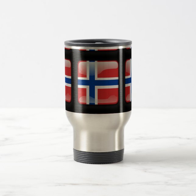Caneca Térmica Bandeira da Noruega (Centro)