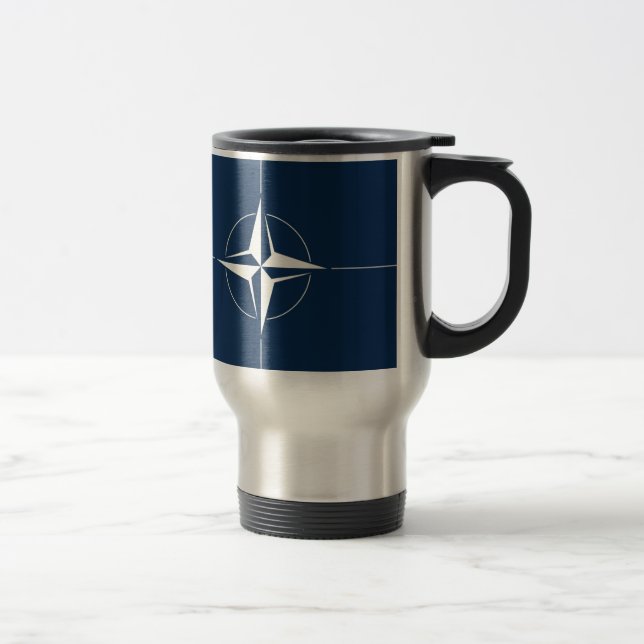 Caneca Térmica Bandeira da OTAN (Direita)