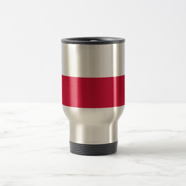Caneca Térmica Bandeira da Polônia (Centro)