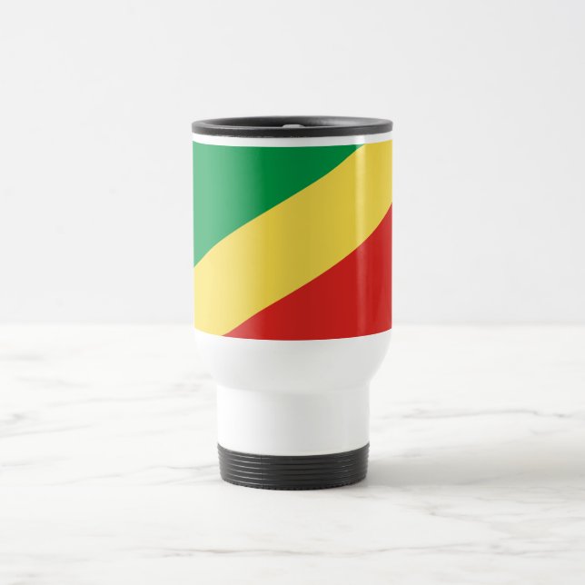 Caneca Térmica Bandeira da República do Congo (Centro)