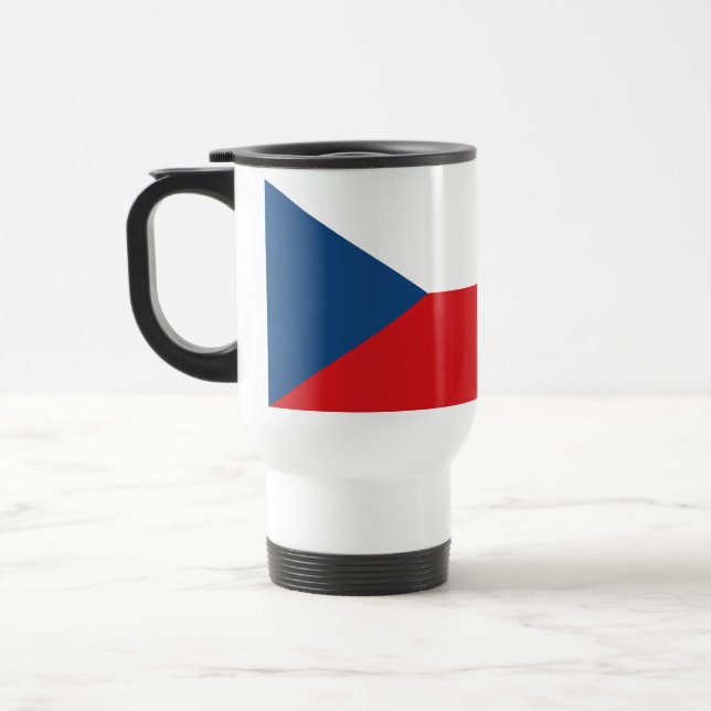Caneca Térmica Bandeira da República Tcheca (Esquerda)