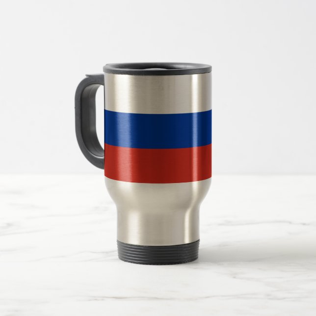 Caneca Térmica Bandeira da Rússia (Frente Esquerda)