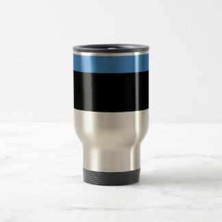Caneca Térmica Bandeira da Viagem da Estônia/Viagem ao trabalho