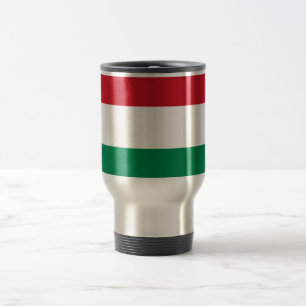 Caneca Térmica Bandeira da Viagem/Viagem ao trabalho da Hungria