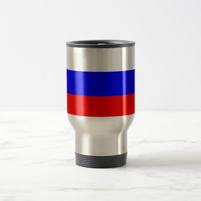 Caneca Térmica Bandeira da Viagem/Viagem ao trabalho da Rússia (Centro)