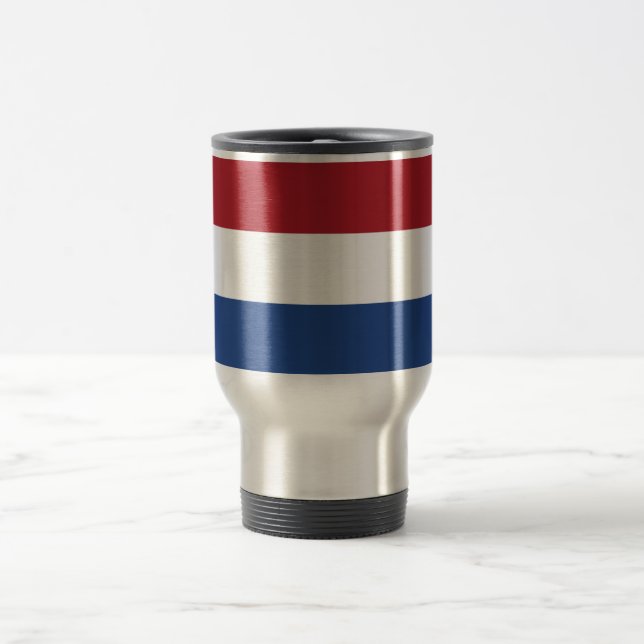 Caneca Térmica Bandeira da Viagem/Viagem ao trabalho Mug dos País (Centro)