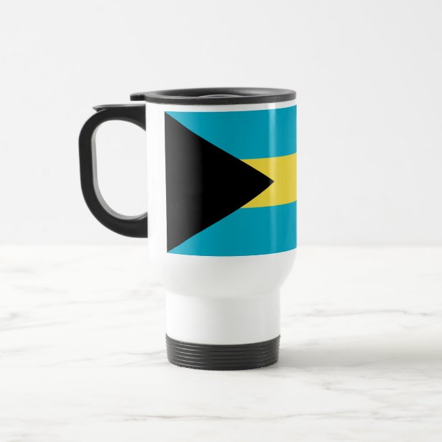 Caneca Térmica Bandeira das Bahamas (Esquerda)